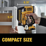 DeWalt DCN623D1 20-Volt MAX Atomic Compact Cordless Pin Nailer Kit, Brushless Motor, 23 Gauge, Battery - Quantity 1