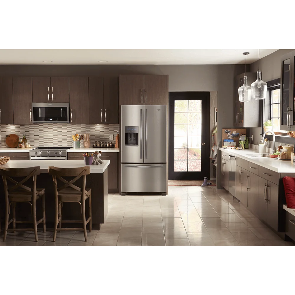 Whirlpool WRF555SDFZ 36-inch 25 cu. ft. French Door Freestanding Refrigerator Stainless Steel
