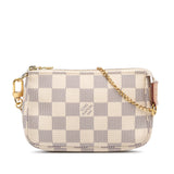 Louis Vuitton Damier Azur Mini Pochette Accessoires White