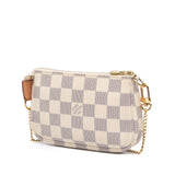 Louis Vuitton Damier Azur Mini Pochette Accessoires White