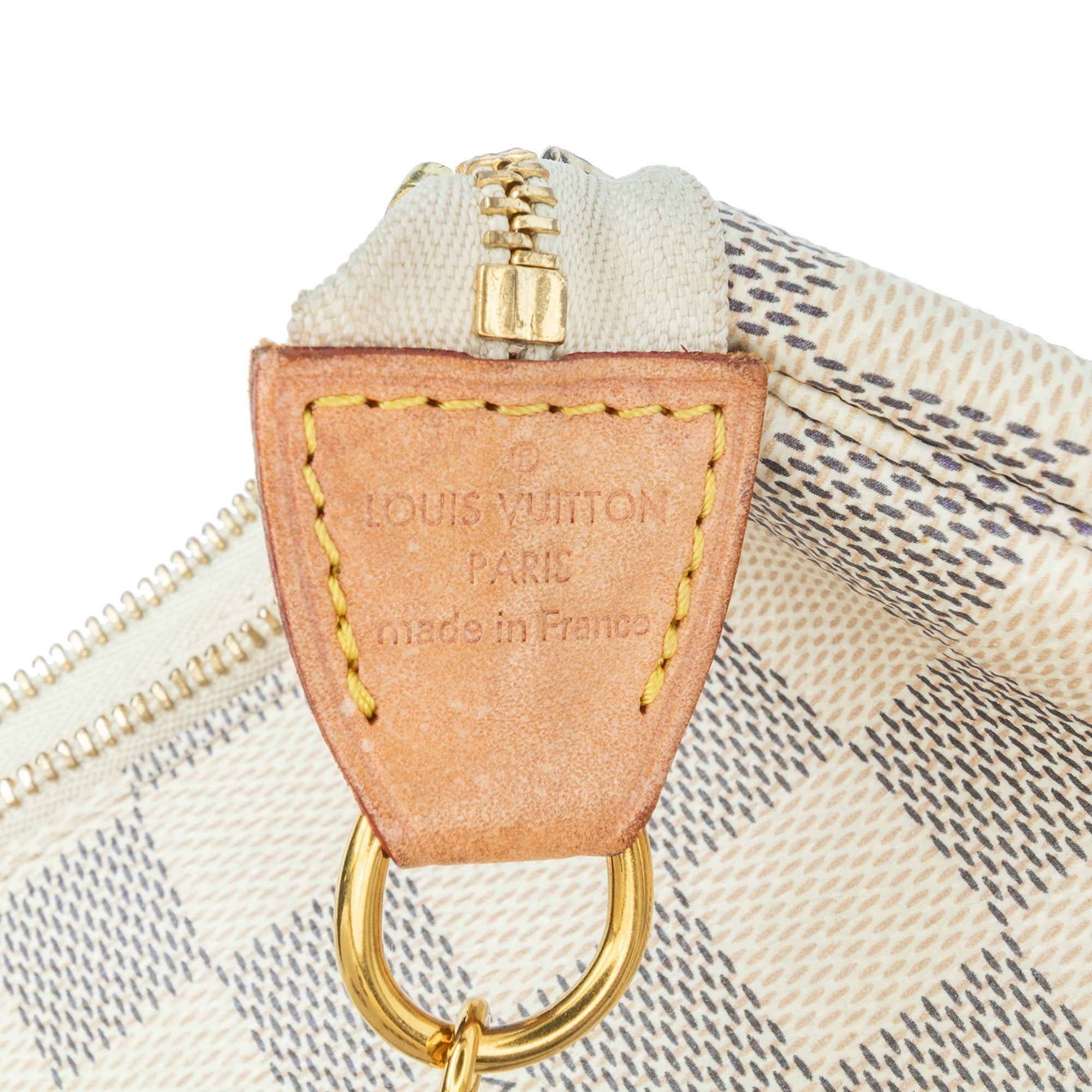 Louis Vuitton Damier Azur Mini Pochette Accessoires White