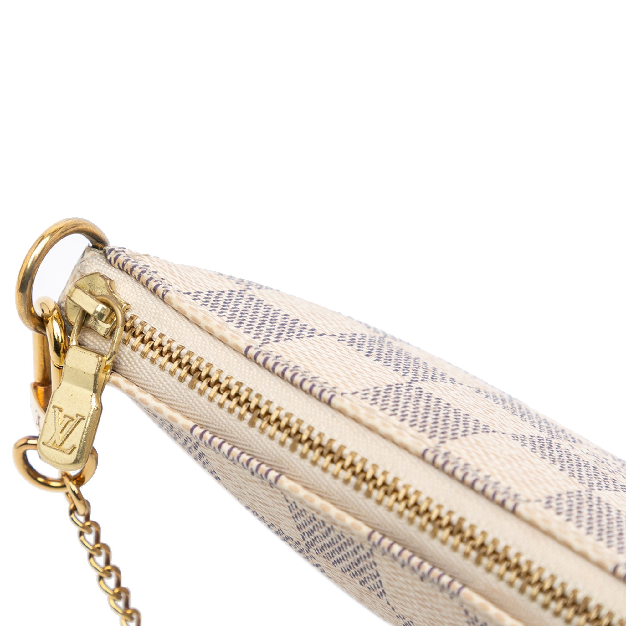 Louis Vuitton Damier Azur Mini Pochette Accessoires White