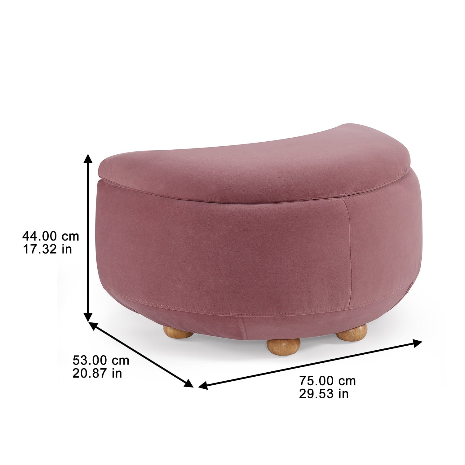 Better Homes & Gardens Juliet Modern Boucle Chaise & Storage Ottoman, Pearl