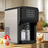 Advwin 3 in 1 Water Dispenser with Ice Maker Countertop, Bullet Ice, Crushed Ice, Water Cooler, 44Lbs/24H, 12 Ice Cube/6Min, Self-cleaning, 4Lbs Ice Storage, Home, Kitchen, Party, RV