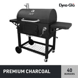 X-Large Heavy-Duty Charcoal Grill - 32 in. W- 816 sq.in. of Cooking Area Black