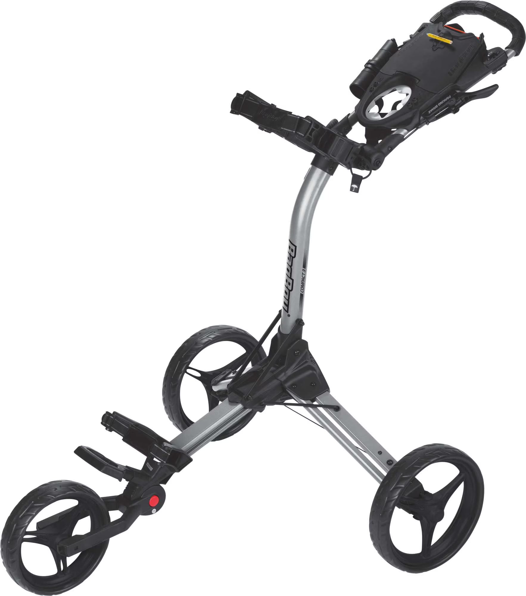 Golf Compact 3 Silver/Black Pull Cart