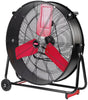 New 30 inch High Velocity Tilted Drum Fan Red & Black