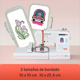 Poolin EOC05 Embroidery Machine 4x9.25" Area, 7" Touch Screen with kit