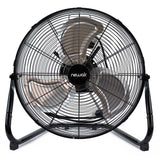 Newair 18" High-Velocity Industrial Floor Fan, Heavy Duty Metal Fan, Adjustable Tilt and 3 Speeds up to 4012 CFM, Rotatory Switch