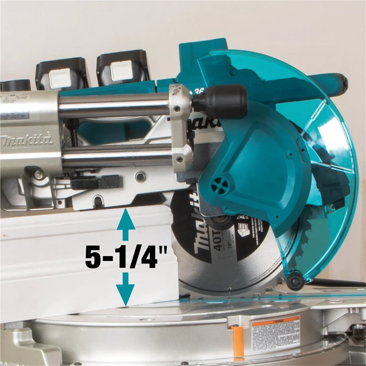 Makita X2 LXT Brushless Cordless Dual Bevel Sliding Compound Miter Saw w/ Laser