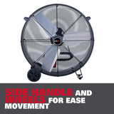 Ecomax 30 Inch High Velocity Drum Fan