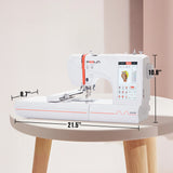 Poolin EOC05 Embroidery Machine 4x9.25" Area, 7" Touch Screen with kit
