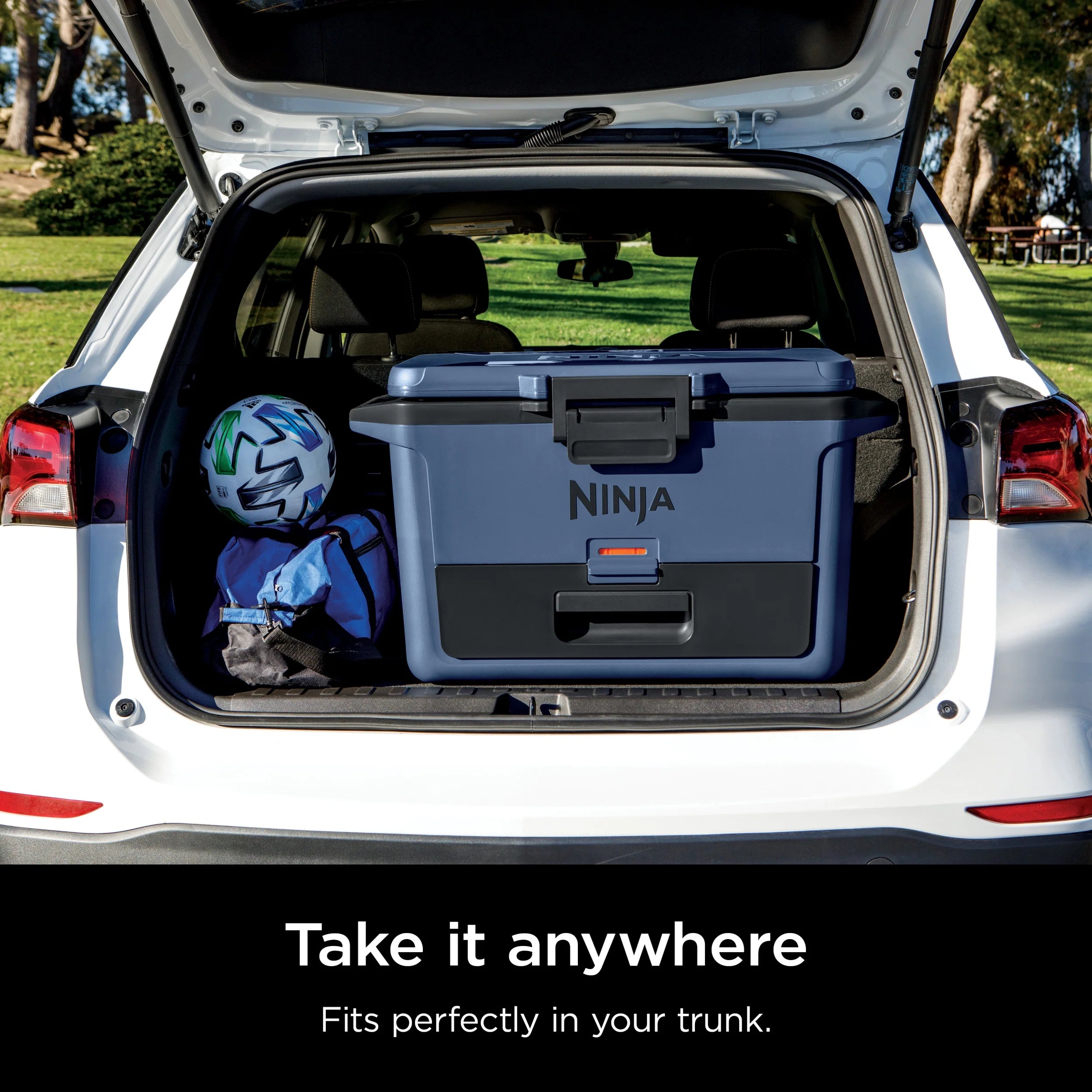 Ninja FrostVault 50qt Hard Cooler with Dry Zone, Gray, FB151GY