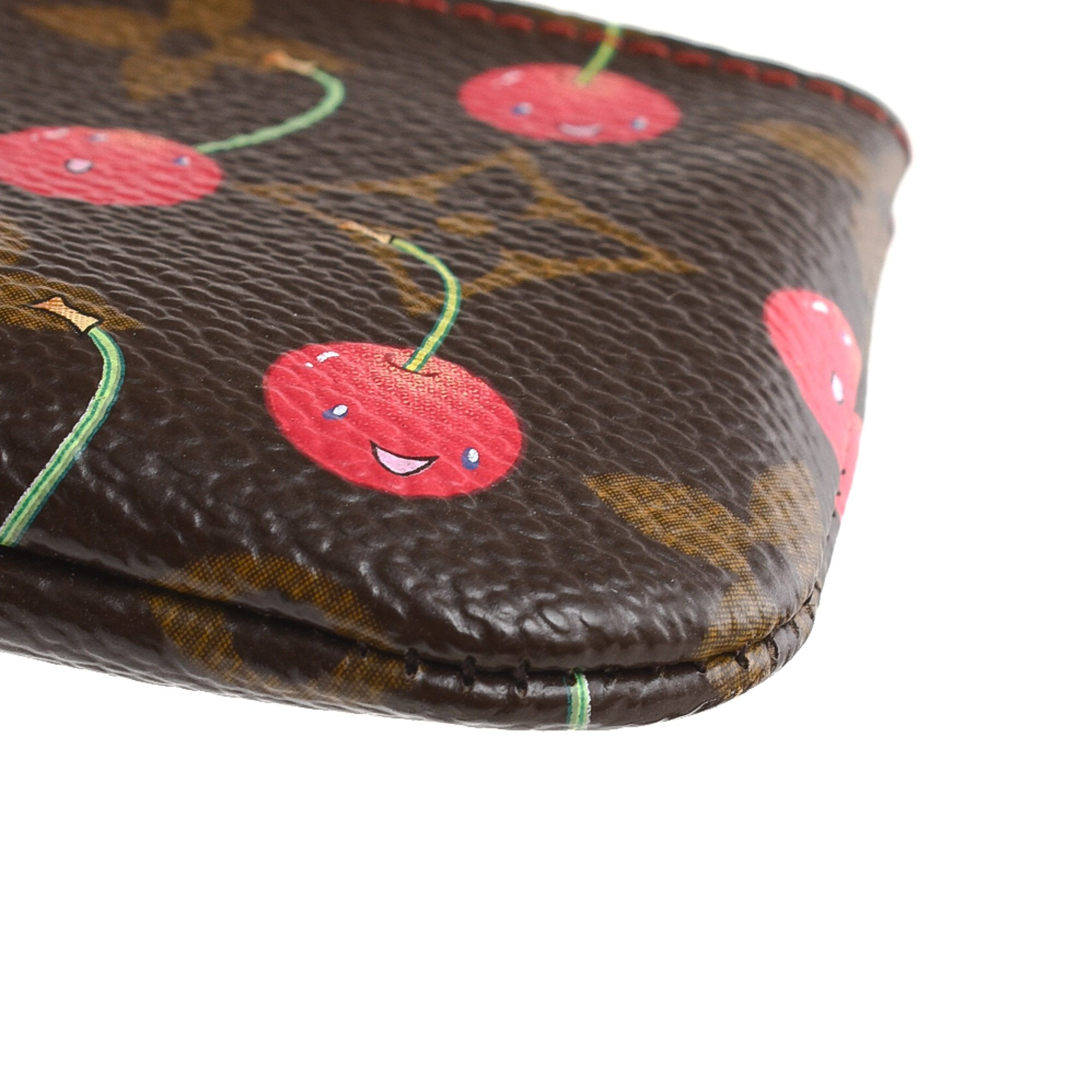 Limited Edition Monogram Cherry Pochette Cles