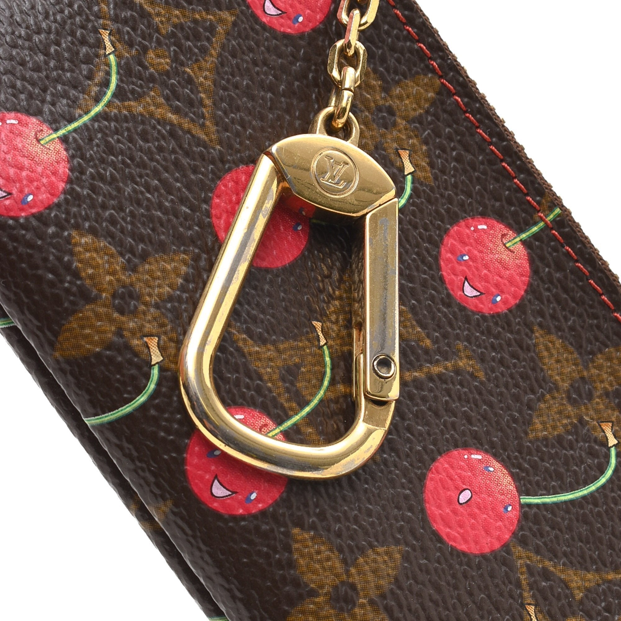 Limited Edition Monogram Cherry Pochette Cles