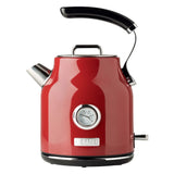 Haden Dorset 1.7 Liter Electric Water Kettle with Base, Putty & Chrome