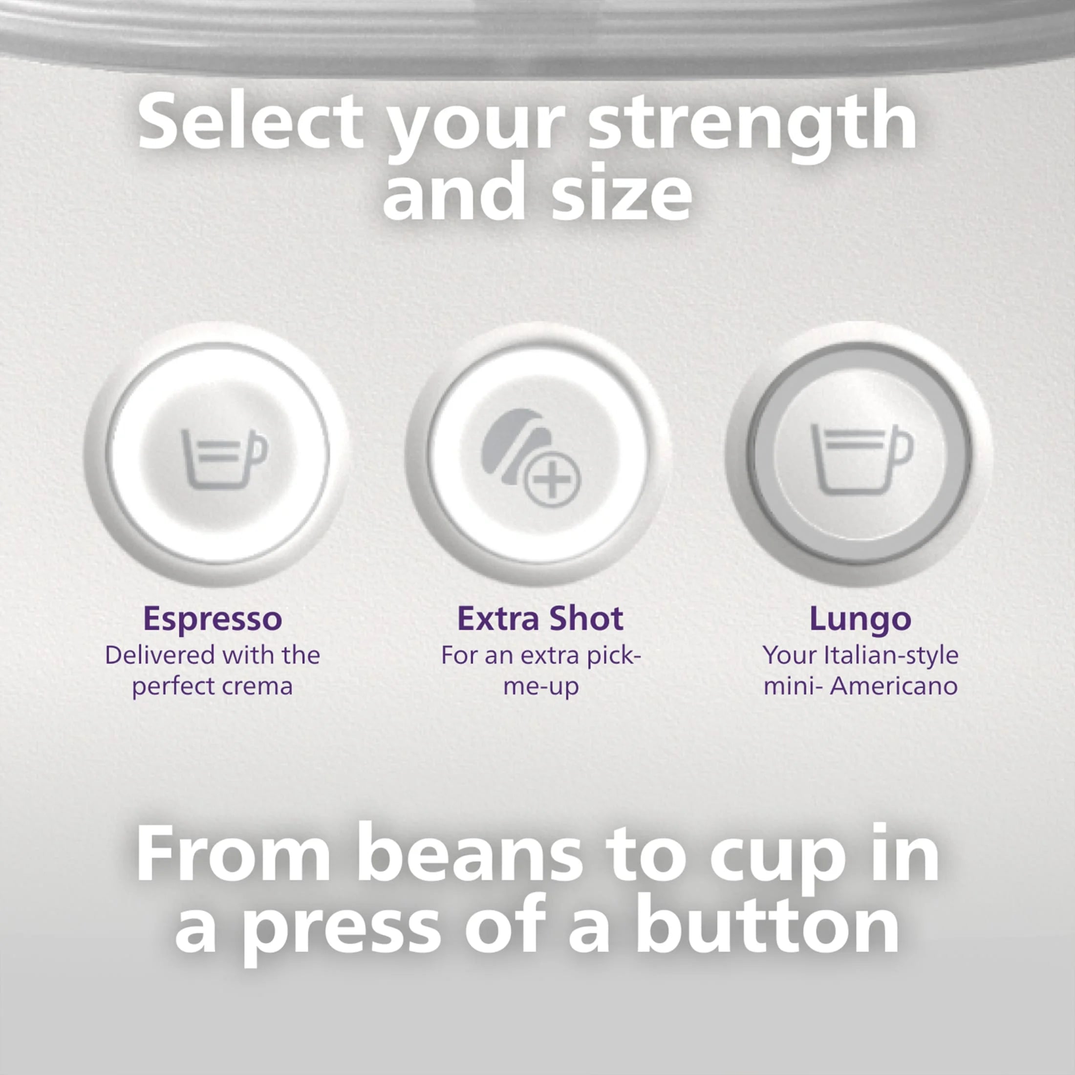 Philips Baristina Automatic Espresso Machine, Milky White