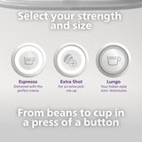 Philips Baristina Automatic Espresso Machine, Milky White