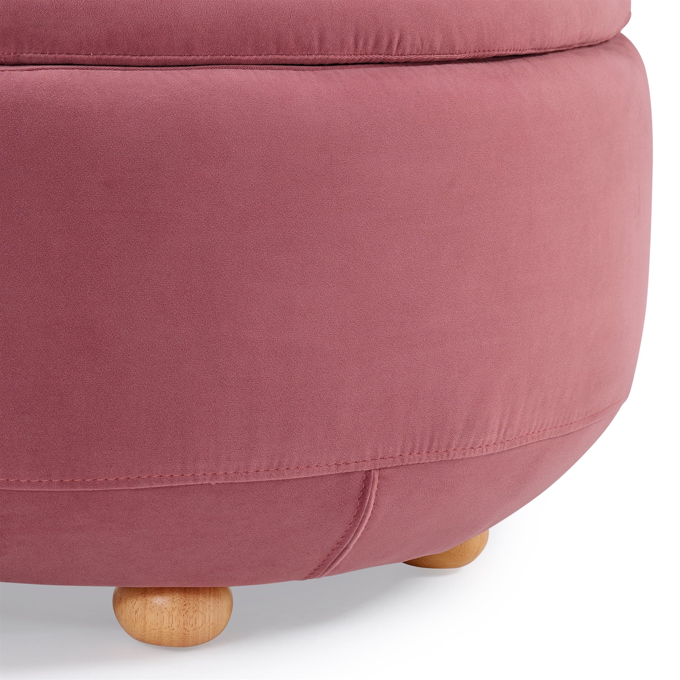 Better Homes & Gardens Juliet Modern Boucle Chaise & Storage Ottoman, Pearl