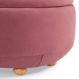 Better Homes & Gardens Juliet Modern Boucle Chaise & Storage Ottoman, Pearl