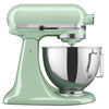 KitchenAid Deluxe Series 4.5 Quart Tilt-Head Stand Mixer with Stainless Bowl, Contour Silver, KSM97CU
