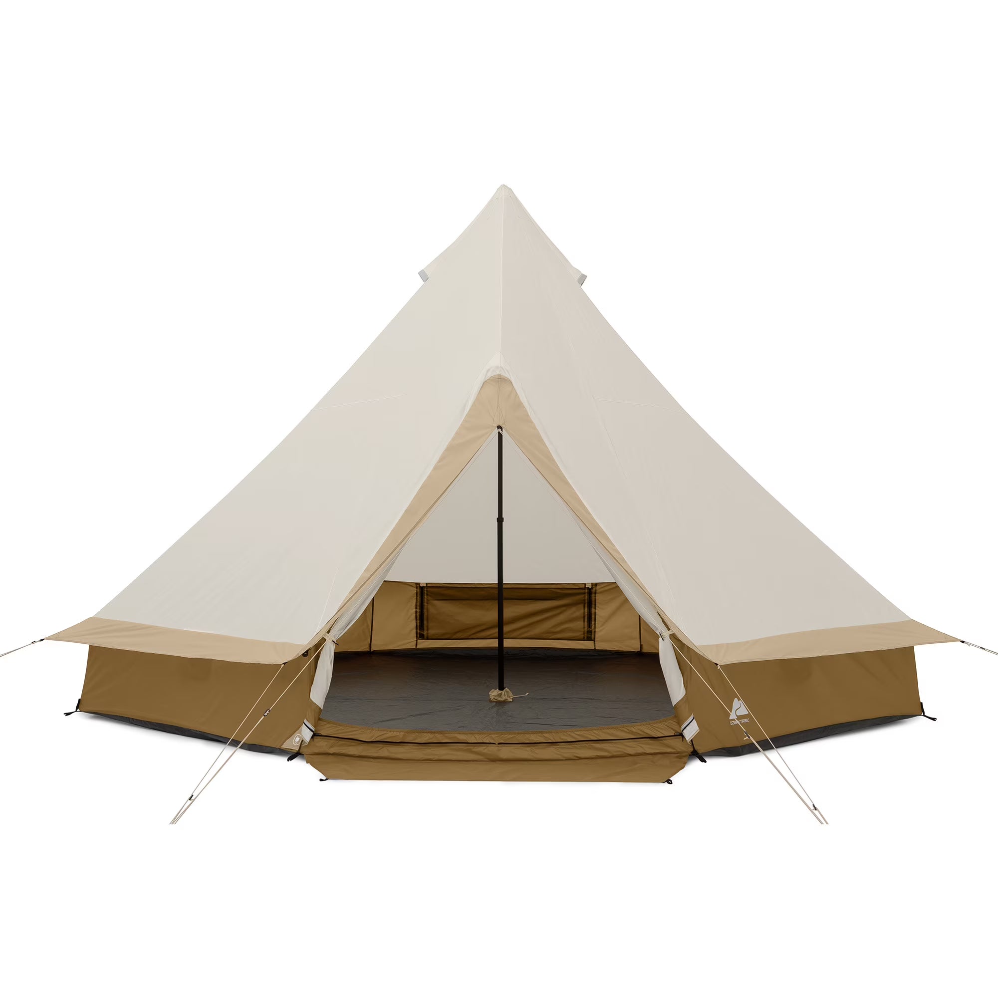 15' x 15' 8-Person Bell Tent with String Lights, 22.57 lbs