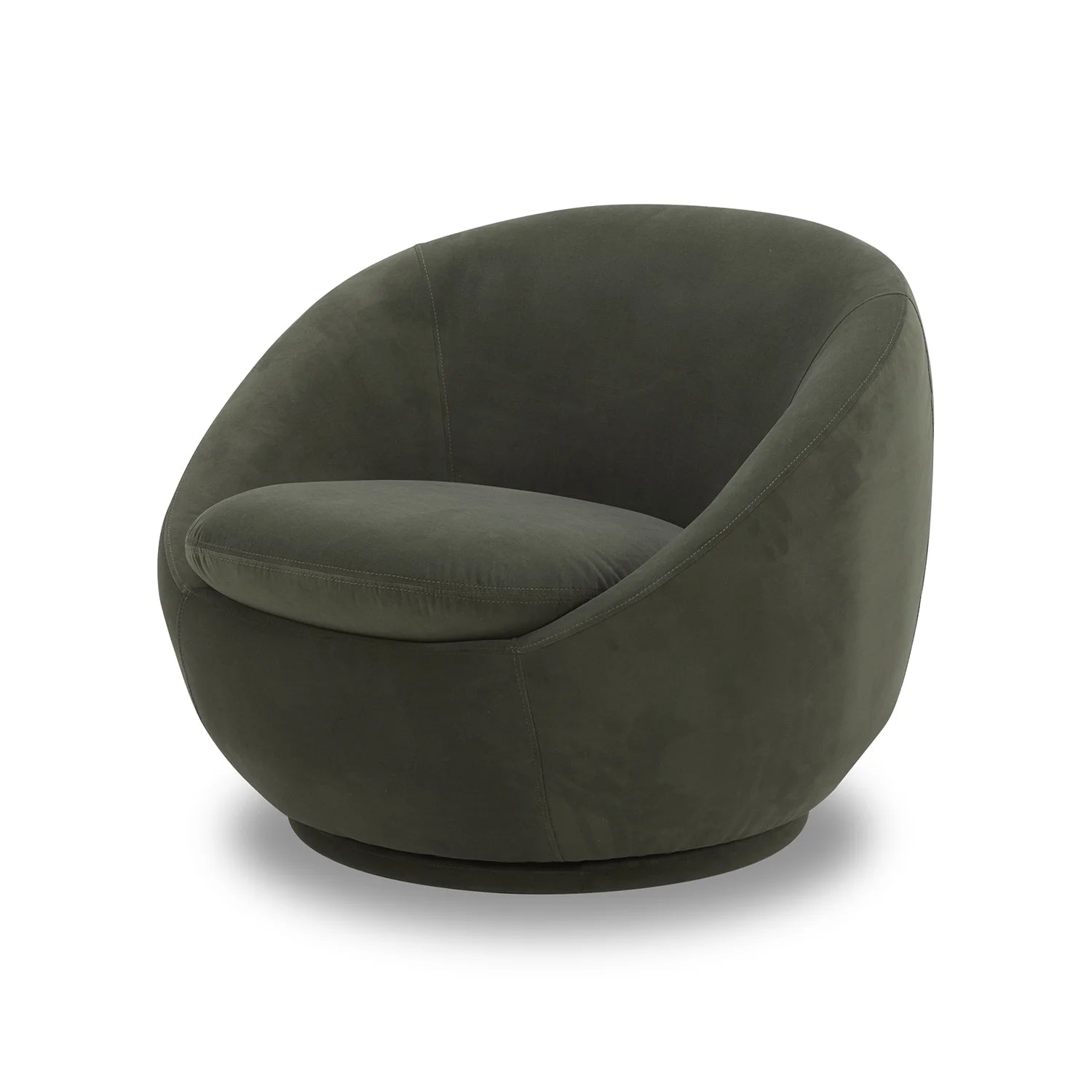 Better Homes & Gardens Mira Swivel Accent Chair, Cream Shearling