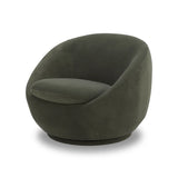Better Homes & Gardens Mira Swivel Accent Chair, Cream Shearling