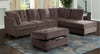 Harlee 112" Wide Corner Sectional with Ottoman
