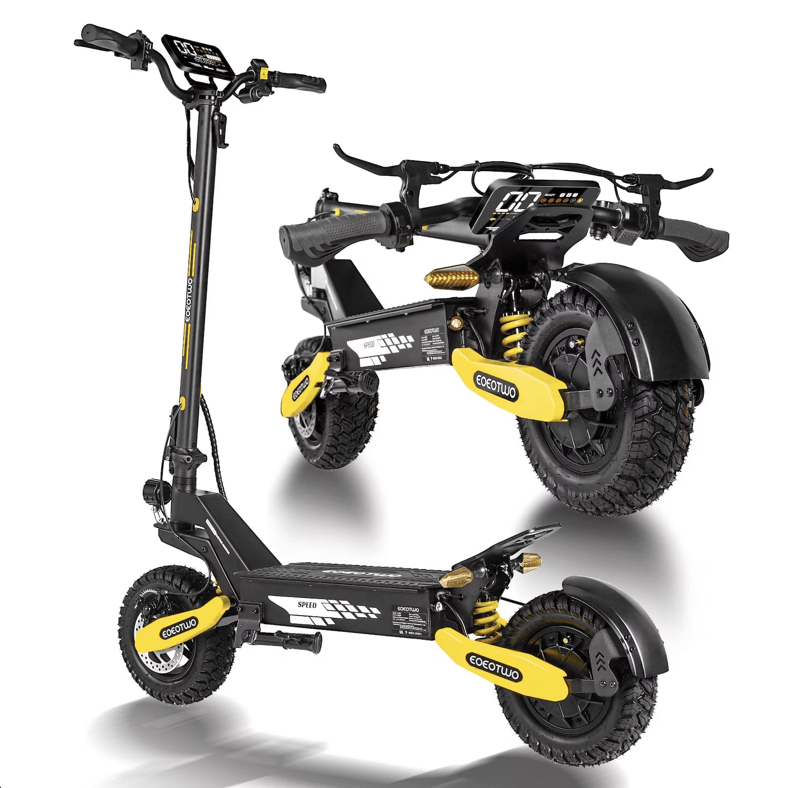 Off Road Electric Scooter for Adults, 1200W Motor Fast E Scooter, Up to 28MPH Top Speed & 20Miles Long Range, 11" Off-Road Tires, 330lbs MAX Load, Foldable
