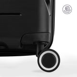 (2 pack) PUR by iFLY Hardside 28" Checked Luggage, Black
