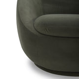Better Homes & Gardens Mira Swivel Accent Chair, Cream Shearling