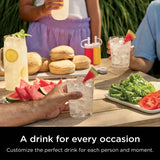 Ninja Thirsti Drink Maker, Still, Sparkling Custom Drink Kit, with CO2 Canister, Flavors, and 48 oz Reservoir