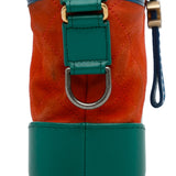 Chanel Small Suede Gabrielle Crossbody Orange