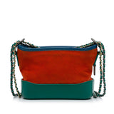Chanel Small Suede Gabrielle Crossbody Orange