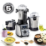 Hamilton Beach Professional 2.2 HP 120V Juicer Mixer Grinder with 3 Stainless Steel Jars, 1.5 Liters, Model 58770