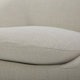 Better Homes & Gardens Mira Swivel Accent Chair, Cream Shearling