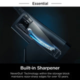 Ninja NeverDull 14-Piece Stainless Steel Essential Knife System with Built-in Sharpener, K12014 Black/Gray
