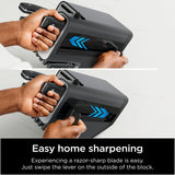 Ninja NeverDull 14-Piece Stainless Steel Essential Knife System with Built-in Sharpener, K12014 Black/Gray