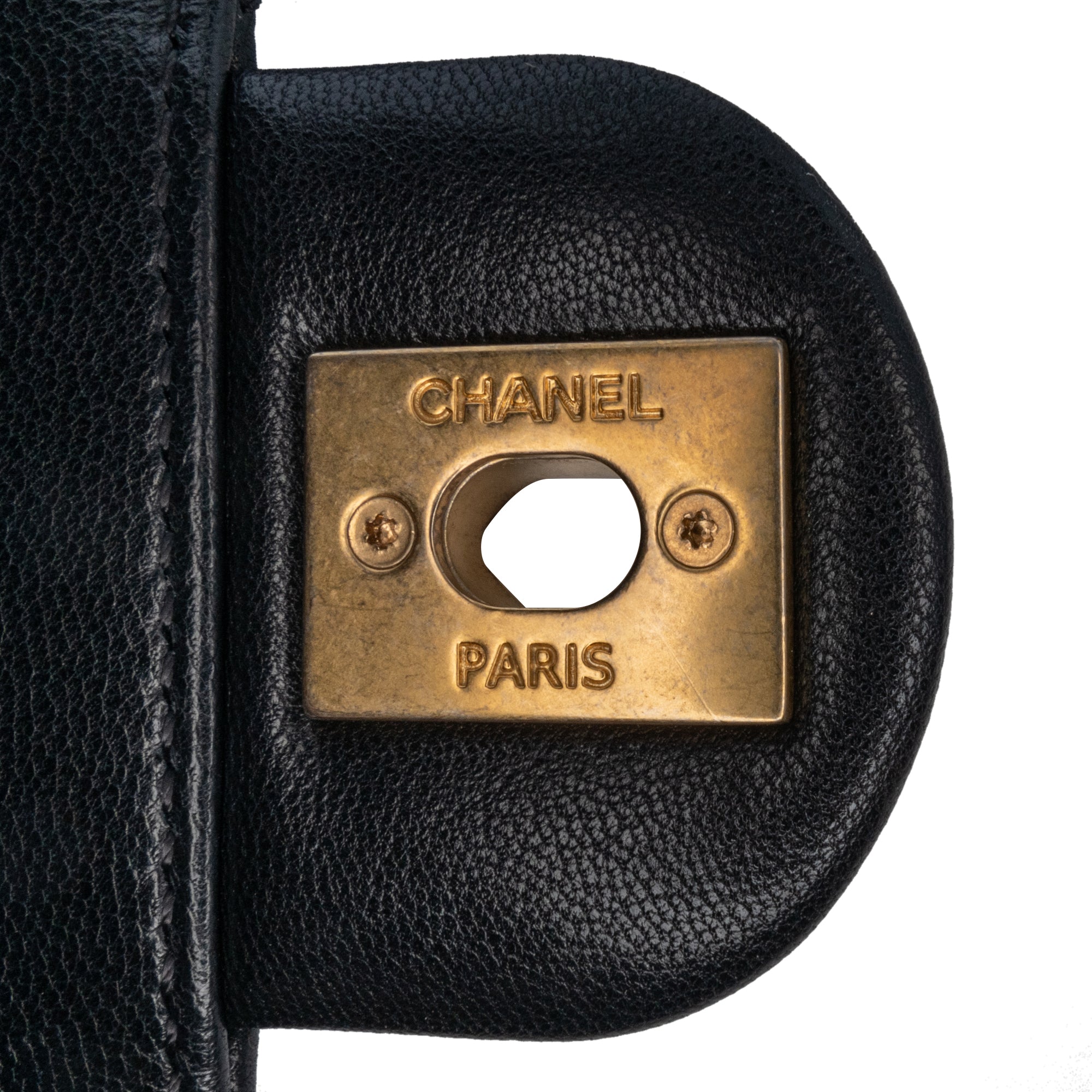 Chanel Small Lambskin Chic Pearls Flap Black