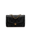 Chanel Small Lambskin Diana Flap Black