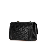Chanel Small Lambskin Diana Flap Black