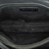 Chanel Small Quilted Aged Calfskin Coco Top Handle Bag Gray