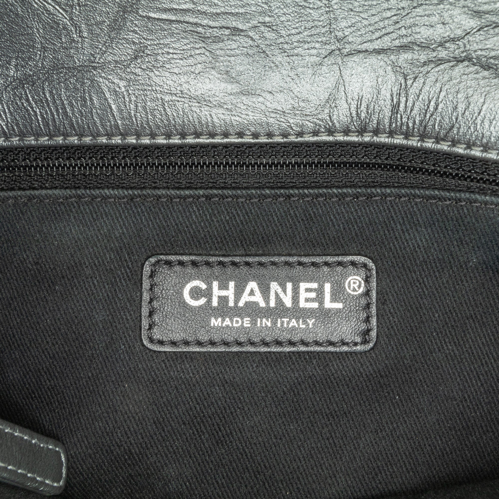 Chanel Small Quilted Aged Calfskin Coco Top Handle Bag Gray