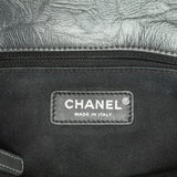 Chanel Small Quilted Aged Calfskin Coco Top Handle Bag Gray