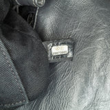 Chanel Small Quilted Aged Calfskin Coco Top Handle Bag Gray