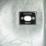 Chanel Small Quilted Aged Calfskin Coco Top Handle Bag Gray