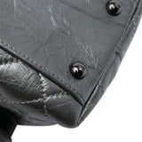 Chanel Small Quilted Aged Calfskin Coco Top Handle Bag Gray