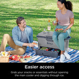 Ninja FrostVault 50qt Hard Cooler with Dry Zone, Gray, FB151GY