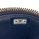Chanel Small Lambskin Top Handle Vanity Bag Blue